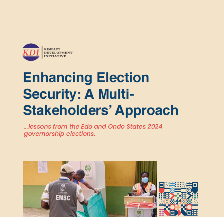 Enhancing Election 
Security: A Multi-Stakeholders’ Approach